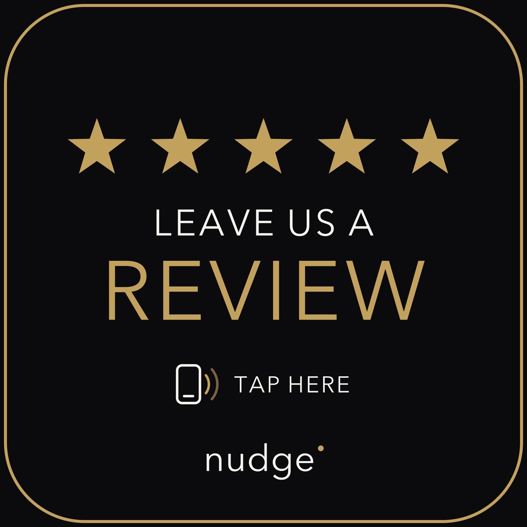 The review plaque in ink